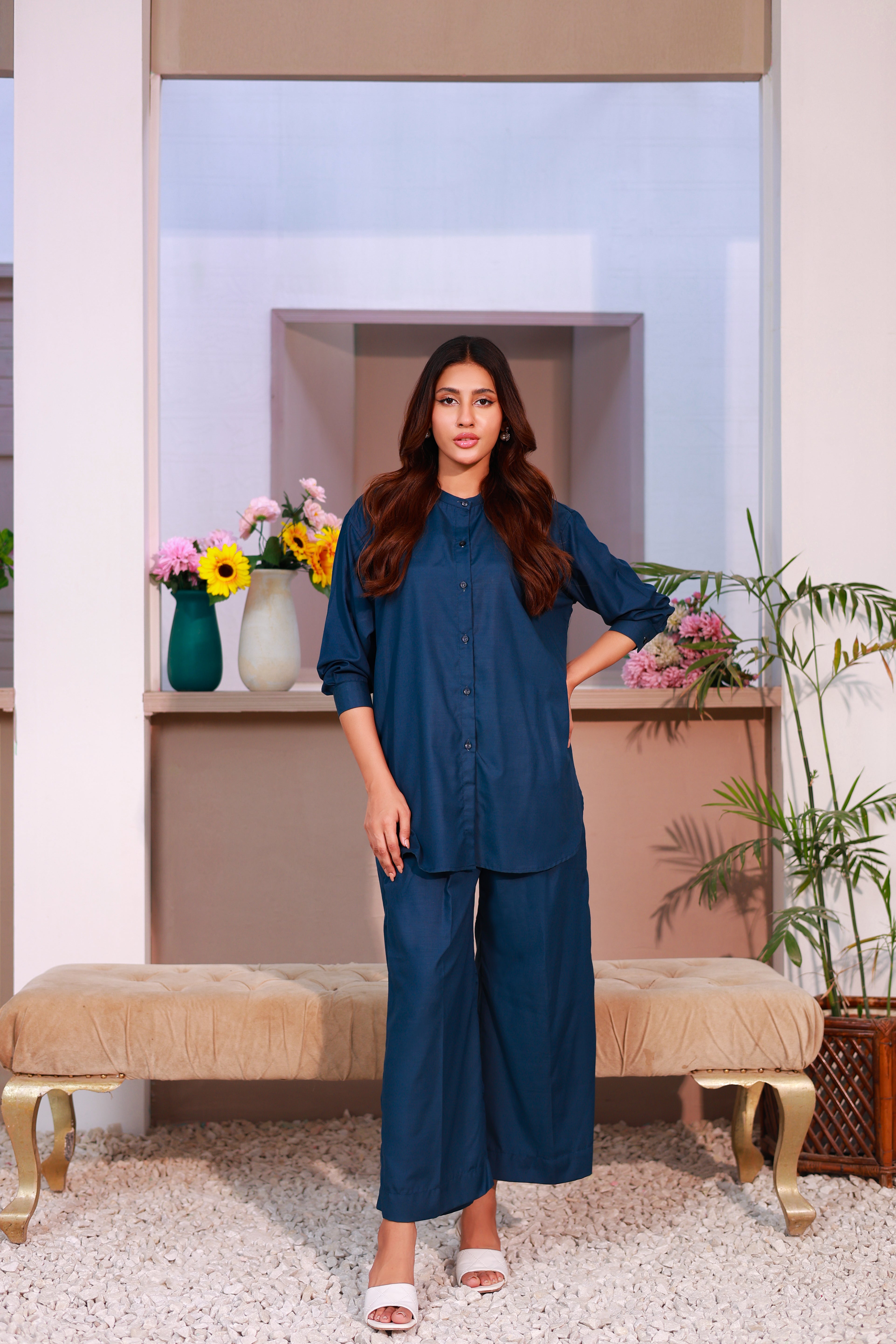 Navy Blue Co-Ord Set