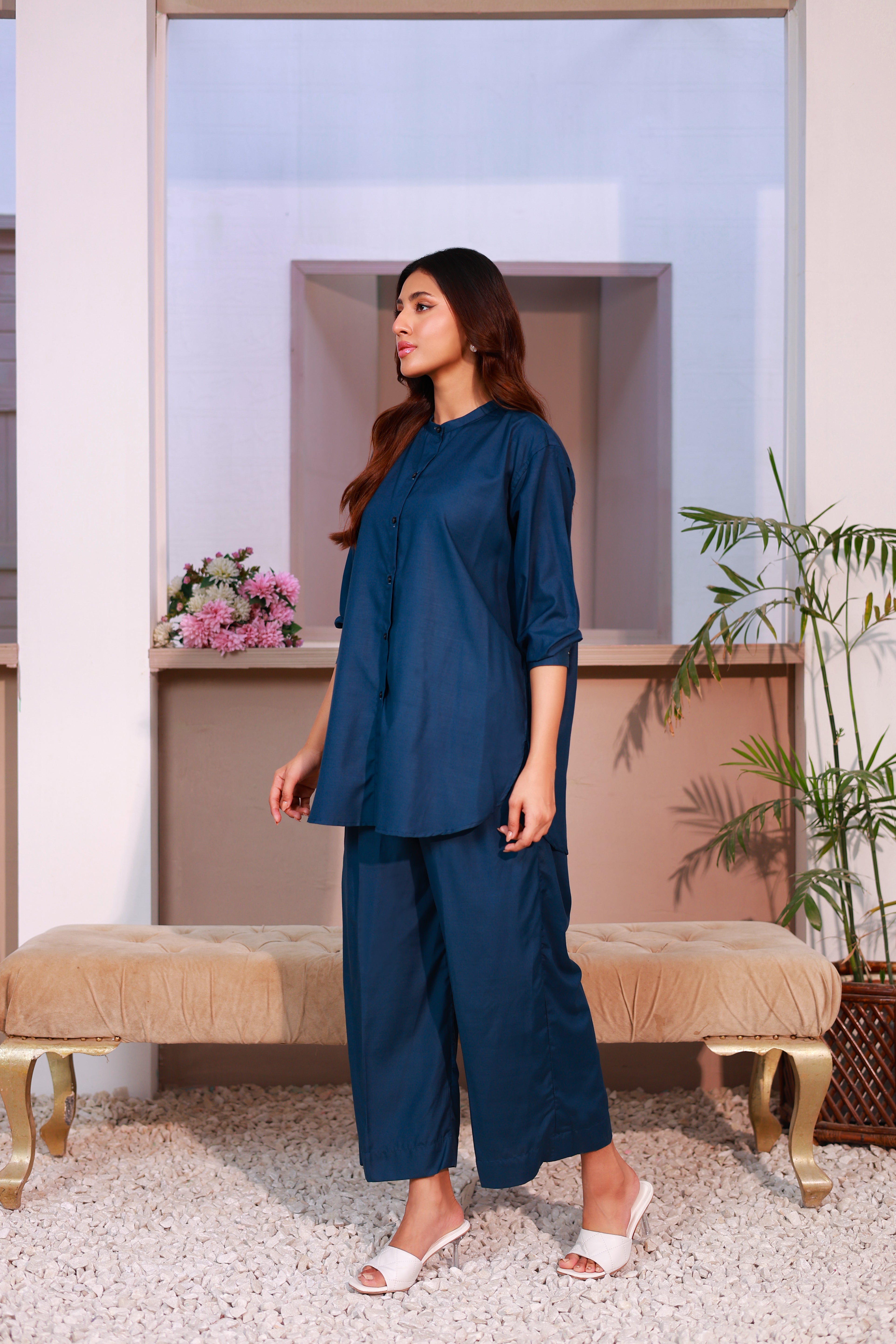 Navy Blue Co-Ord Set