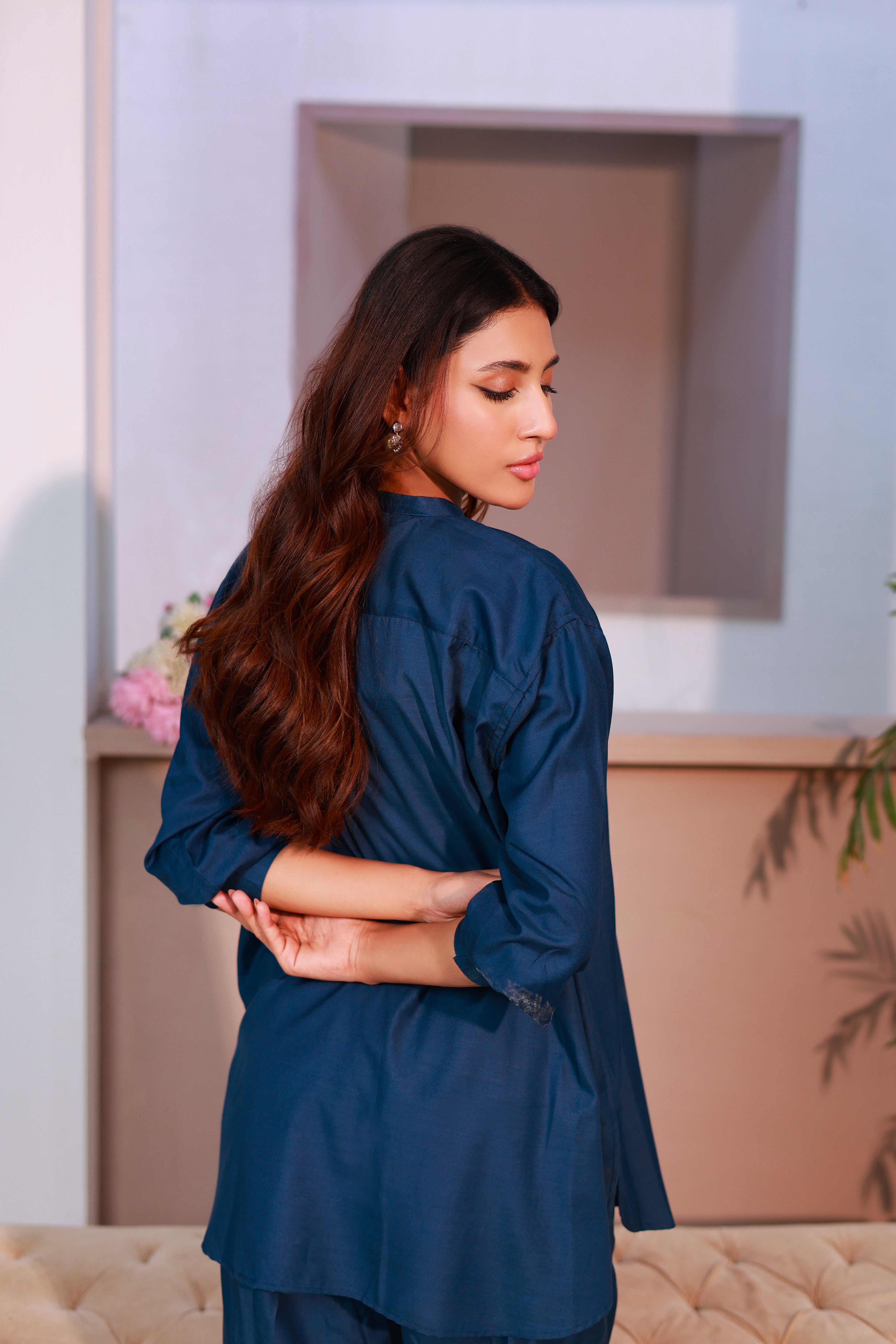 Navy Blue Co-Ord Set