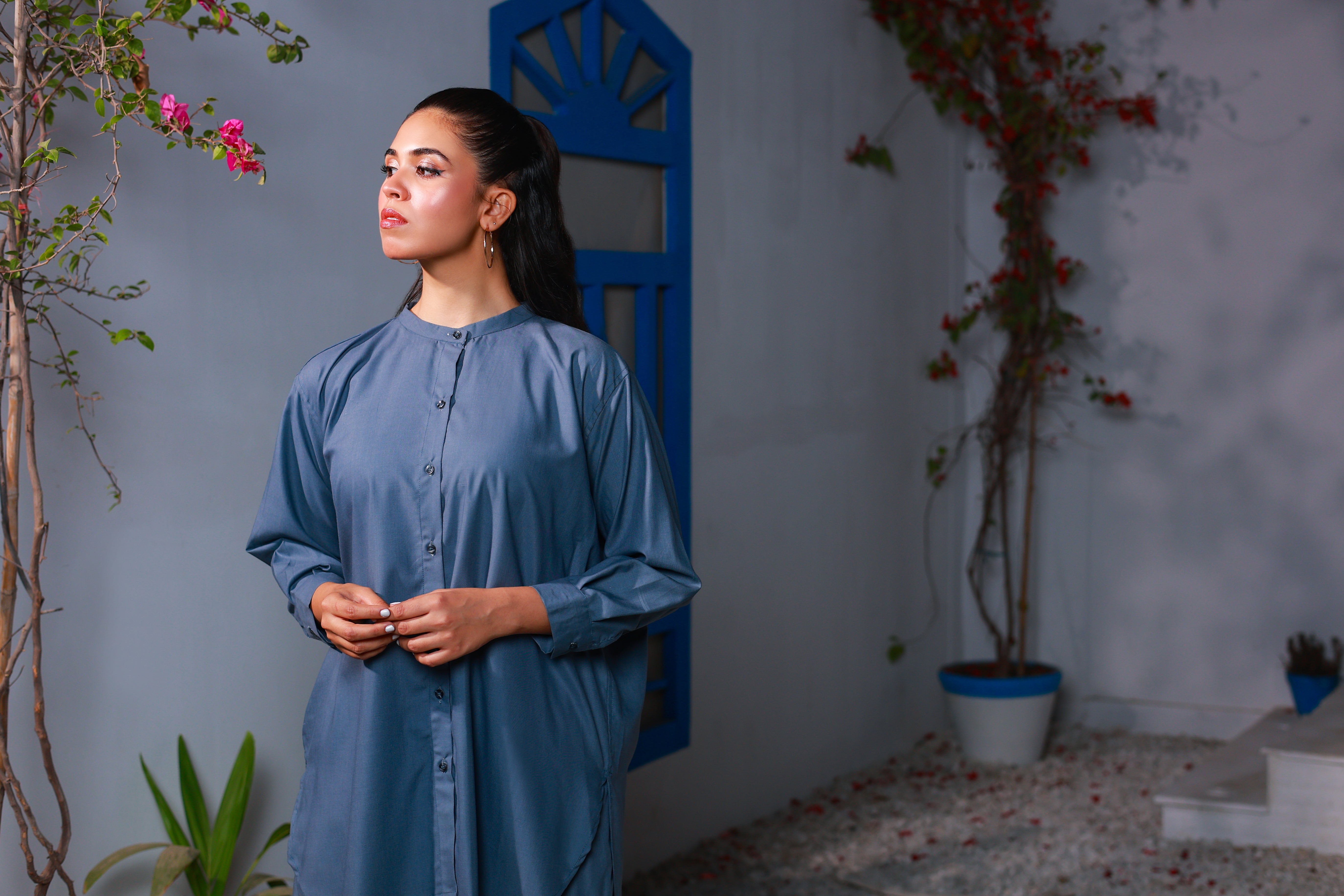 Muted Slate Blue Co ord