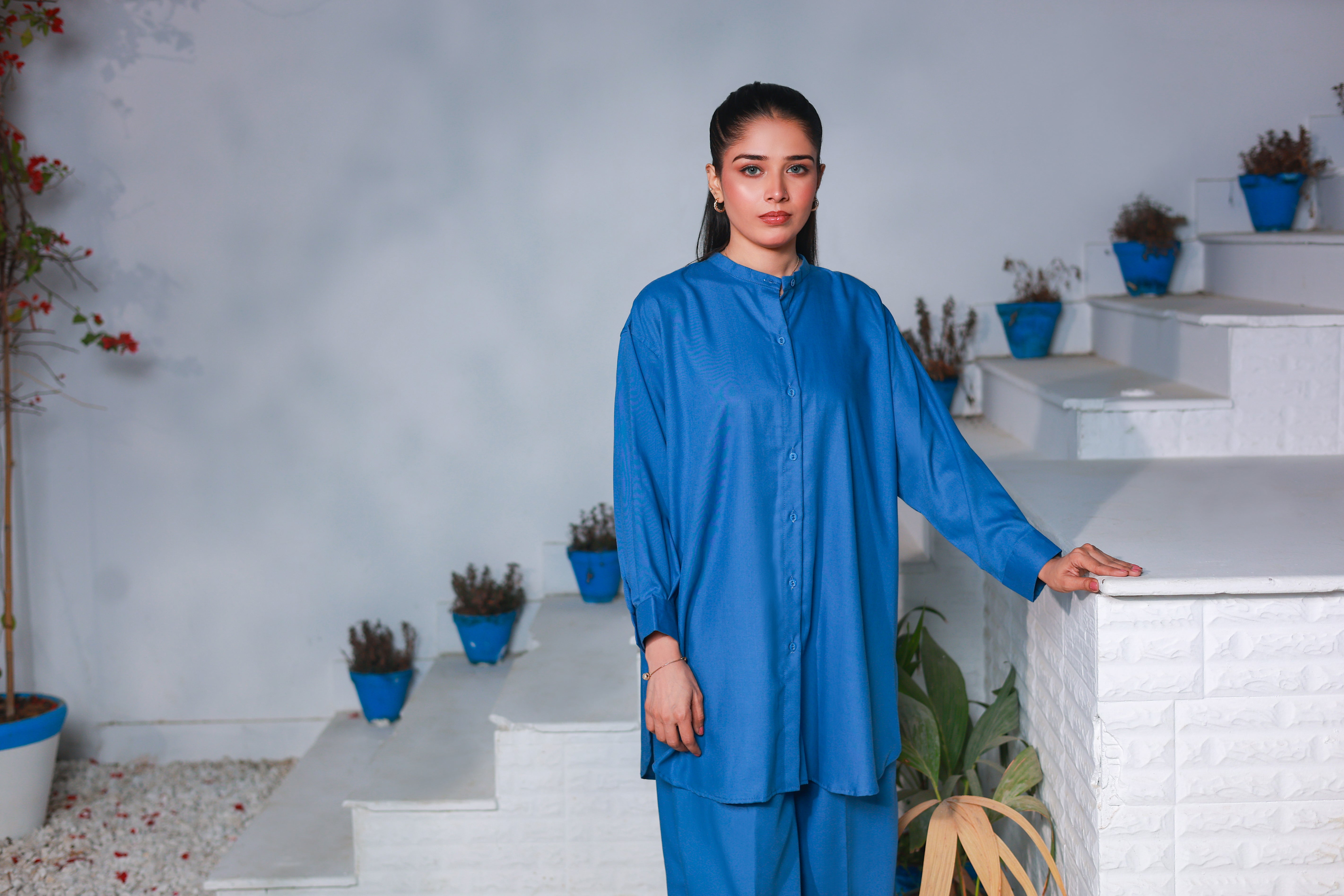 Vibrant Azure Blue Co ord