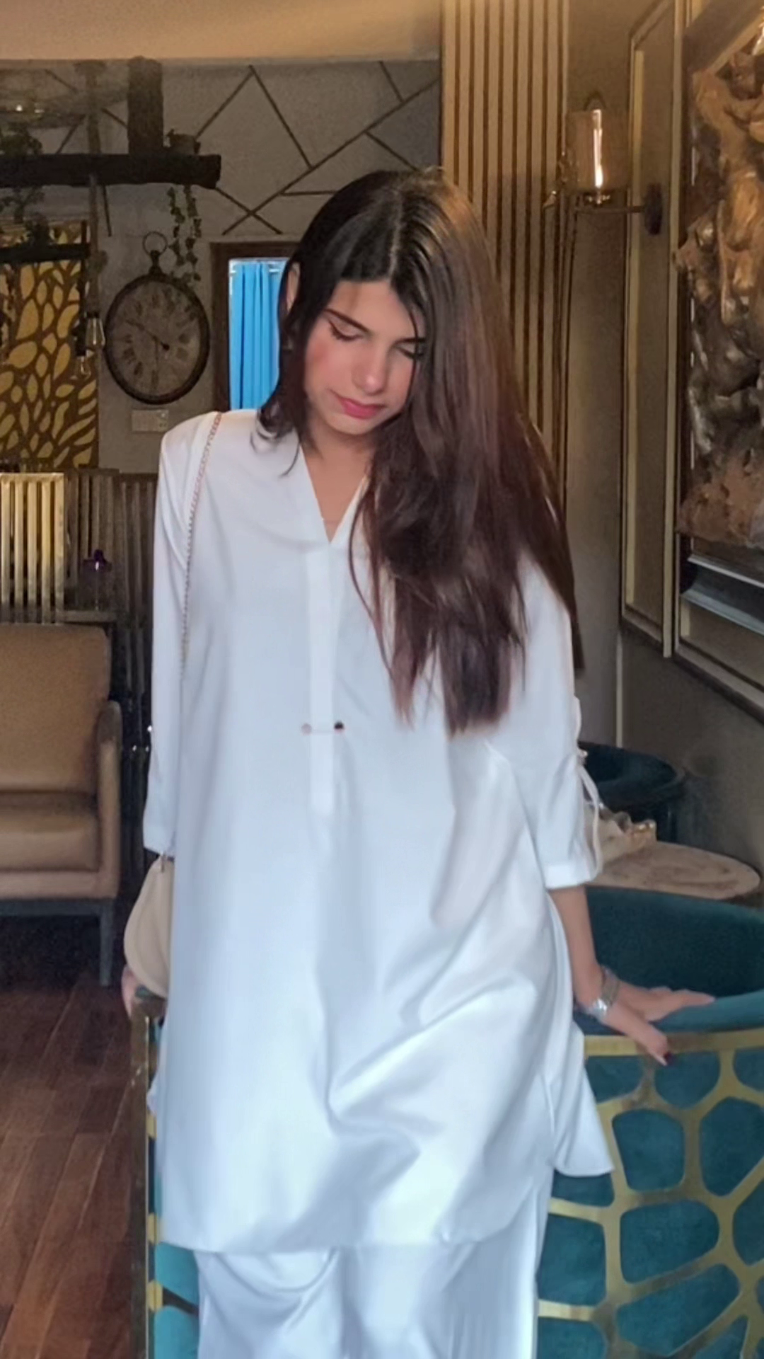White Viscose Lawn Co-Ord Set